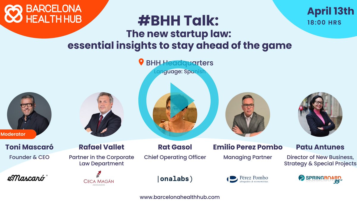 If you missed the last #BHHTalk, you can now catch the highlights of the round table "The new startup law: essential insights to stay ahead of the game"! Dive into the minds of these experts as they offer their unique viewpoints. Watch the recap here  👉 youtu.be/Z09aUUY7a_4