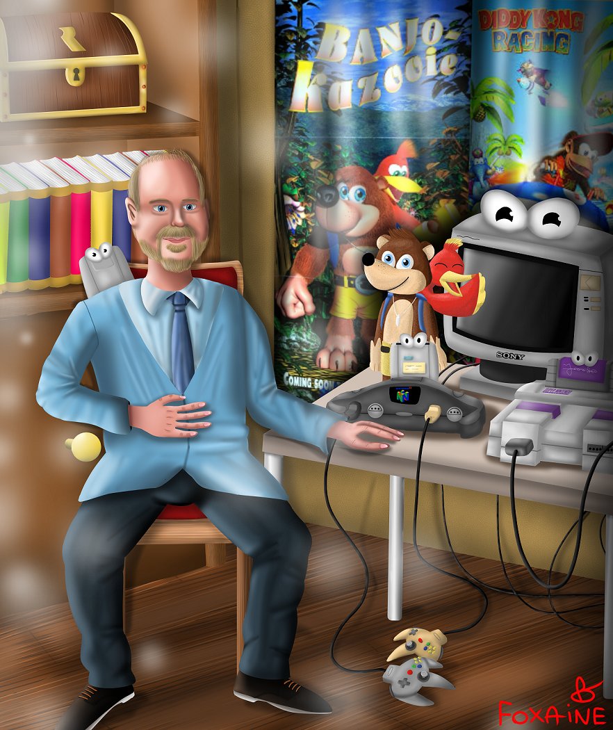 Foxaineloverare's tweet photo. hello today i'm posting this fanart I made for @InTimsWorld  He's an incredible developer who has made magnificent games and whom I really admire
feel free to check out his tweets
#Rareware #drawing #ArtistOnTwitter #fanart #videogames #developer #Timstamper #banjokazooie #conker https://t.co/sPuYstKNg0