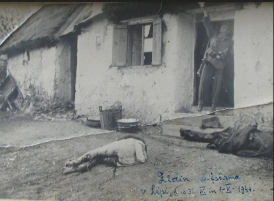 ANPIRomaPosti's tweet photo. Il #30aprile 1944, nel paese istriano di #Lipa (#Fiume), reparti misti di #SS e fascisti della #RSI accompagnati dai carabinieri, trucidarono, bruciandoli vivi, 287 civili la maggior parte donne, vecchi e bambini.Furono uccise anche 3 bimbe che non avevano neanche un anno. https://t.co/5eD5GPSYqk