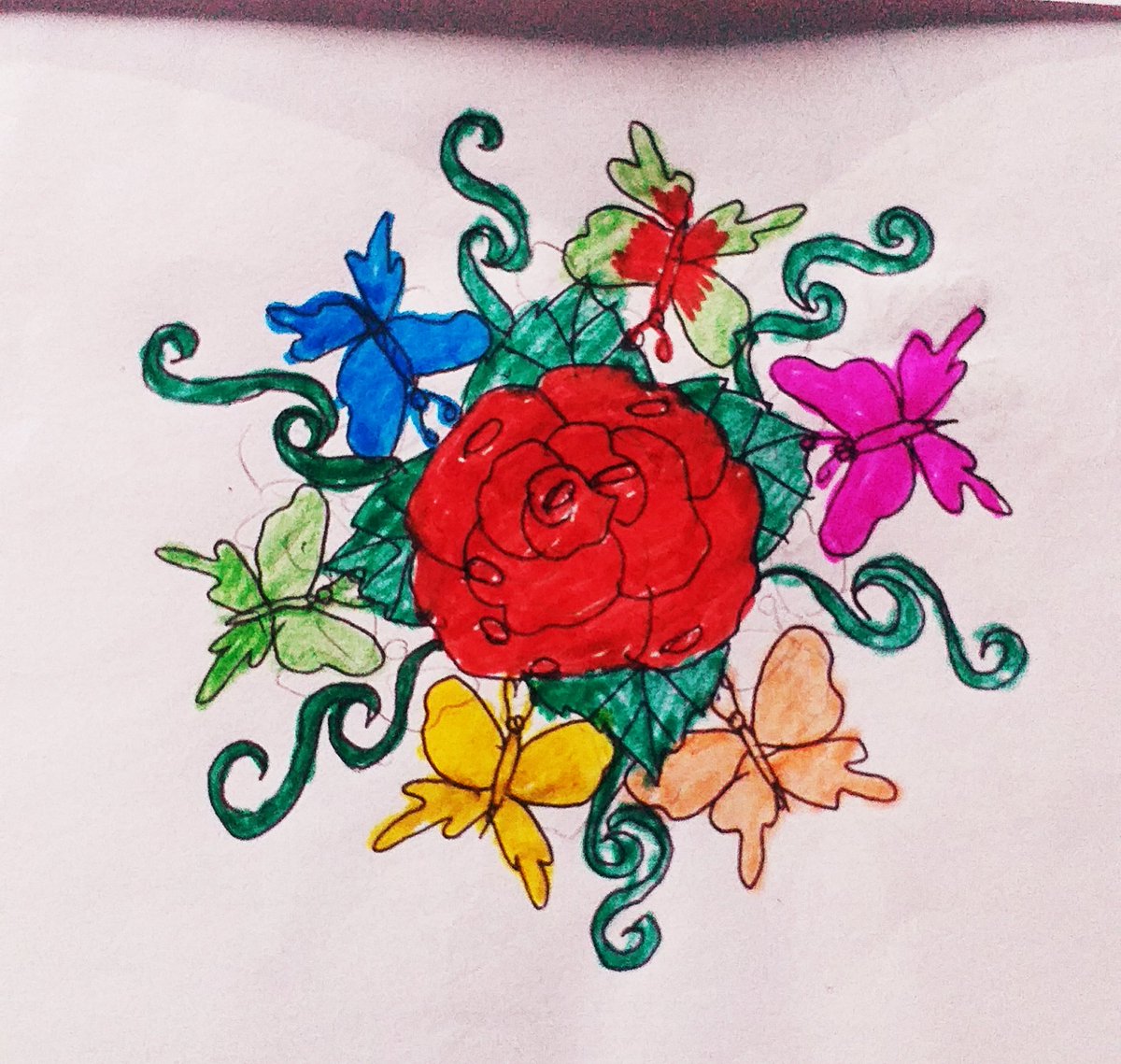 RenuSuryavansh3's tweet photo. https://t.co/kyVtFwfSfy
Hello everyone this is my rose with Butterfly sketch #artist #artwork #art #roseart #rosewithbutterflyart #artistsoninstagram #artsy #artoftheday #drawing #pencilsketch #pencilart #pencilartist #pencildrawing #colourartist #cartoonsketch #colorfulldrawing https://t.co/tEBwH9K9si