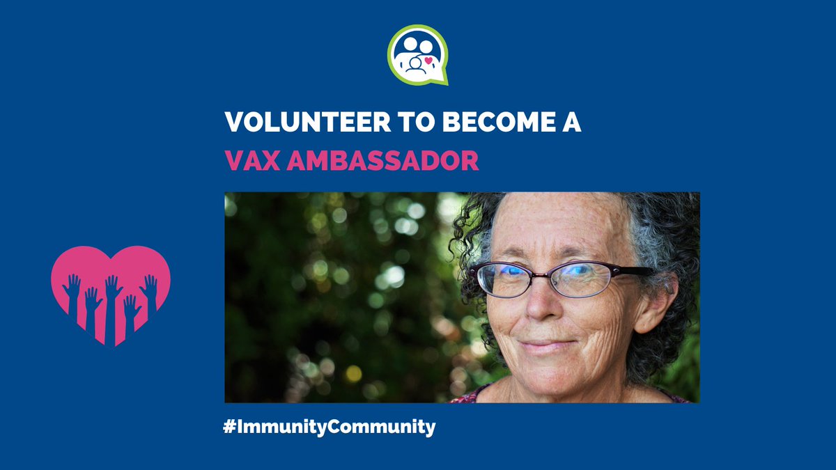 Register to become a Vax Ambassador here: voicesforvaccines.org/get-involved/ 

#immunitycommunitychampion #vaxambassador #voicesforvaccines #whyivax