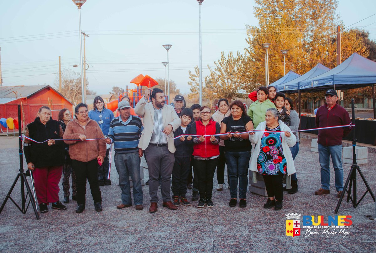 municipiobulnes's tweet photo. 🛝🏘️Un nuevo espacio de encuentro y recreación para la comunidad de la Población O'Higgins en Bulnes.🌳

#bulnesmuchomejor #provinciadediguillin #sigamosavanzando https://t.co/04Op6hS8Ja
