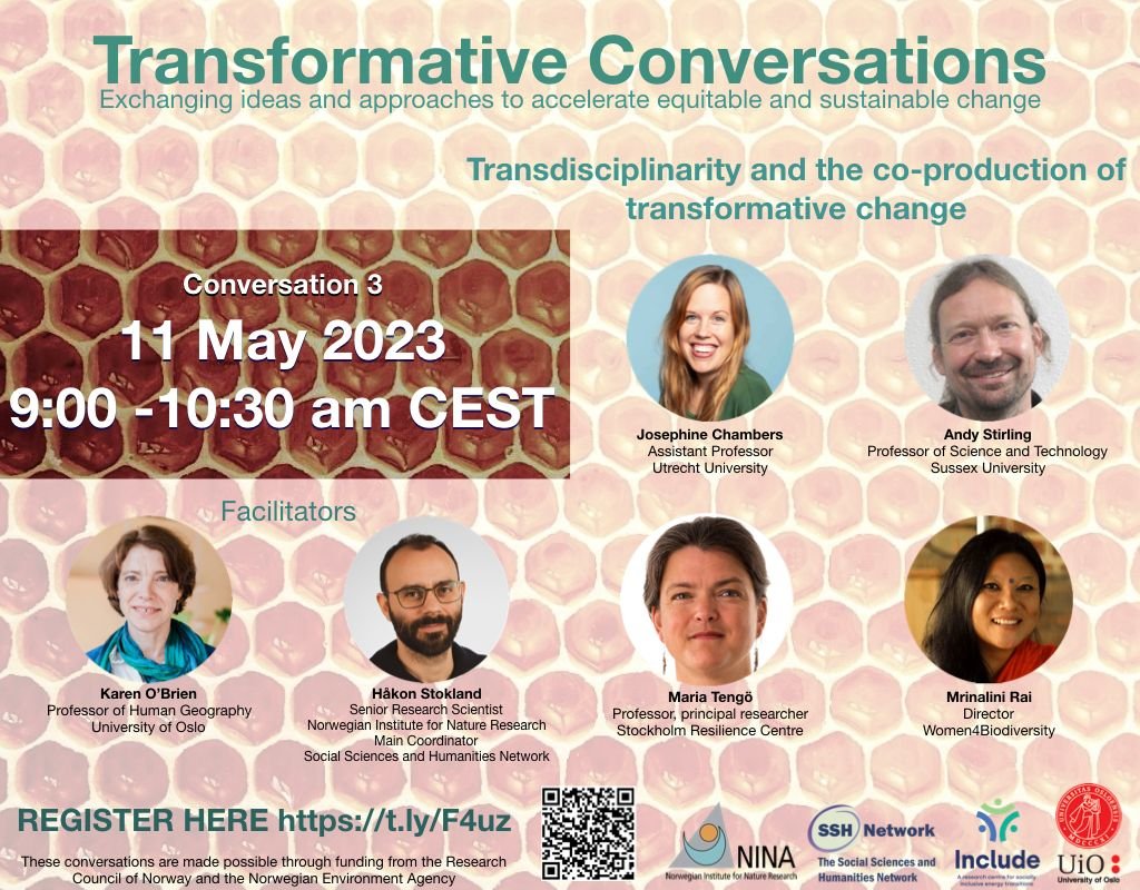 😄ONet and the SSH Network are excited to announce a great panel for Transformative Conversation 3!

✍️Sign up here: t.ly/F4uz