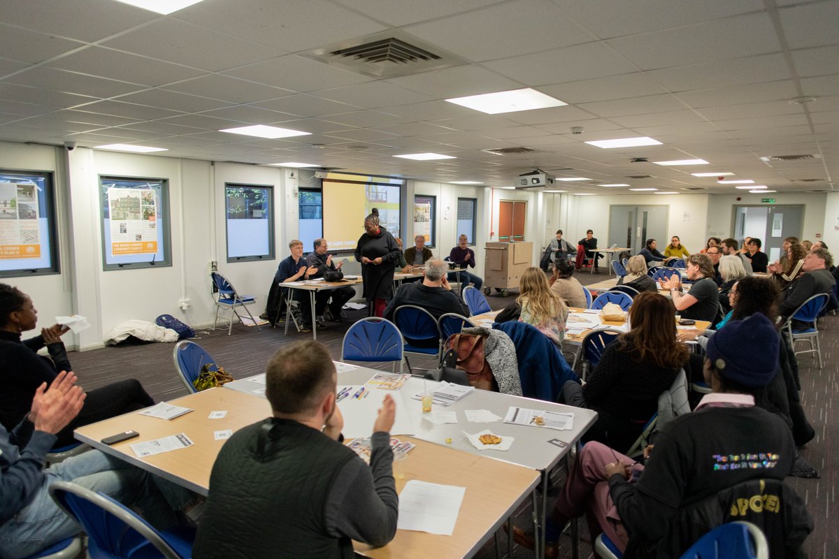 Wards Corner Community Plan (@wards_corner) on Twitter photo Big thanks to all that came to the 🚨 Taking Back Tottenham 📢 open meeting last night! Joined by wonderful guest speakers Yvonne from the <a href="/ubeleinitiative/">The Ubele Initiative</a> and Dave from <a href="/Our_Tottenham/">Our Tottenham</a>, who gave insights on Tottenham's proud and tenacious history of community planning💥 Big thanks to all that came to the 🚨 Taking Back Tottenham 📢 open meeting last night! Joined by wonderful guest speakers Yvonne from the <a href="/ubeleinitiative/">The Ubele Initiative</a> and Dave from <a href="/Our_Tottenham/">Our Tottenham</a>, who gave insights on Tottenham's proud and tenacious history of community planning💥