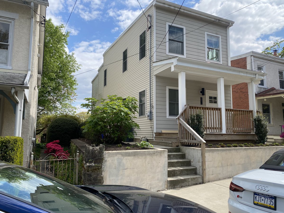 's tweet image. COMING SOON! Gorgeous newer construction home in Historic Blue Bell Hill, West Mount Airy! Stay tuned for inside pics!! #taxabatement  #garden #locationlocation #openhouse OPEN HOUSE Sunday 5/7 2pm-4pm
matrix.brightmls.com/Matrix/Public/…