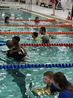 StClareOCSB's tweet photo. Congratulations to our #ocsbSwimMeet athletes, who had lots of fun and participated in the Special Olympics yesterday! #OCSBSpecEd https://t.co/jZOlLEs5j8