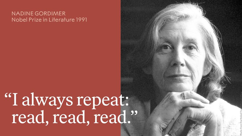 NobelPrize's tweet photo. Literature laureate Nadine Gordimer was deeply involved in the South African anti-apartheid struggle. Her novels and short stories show the consequences of apartheid and racism. Under apartheid, several of her books were banned in South Africa. 

#FreedomDay https://t.co/gv8K4cngNY