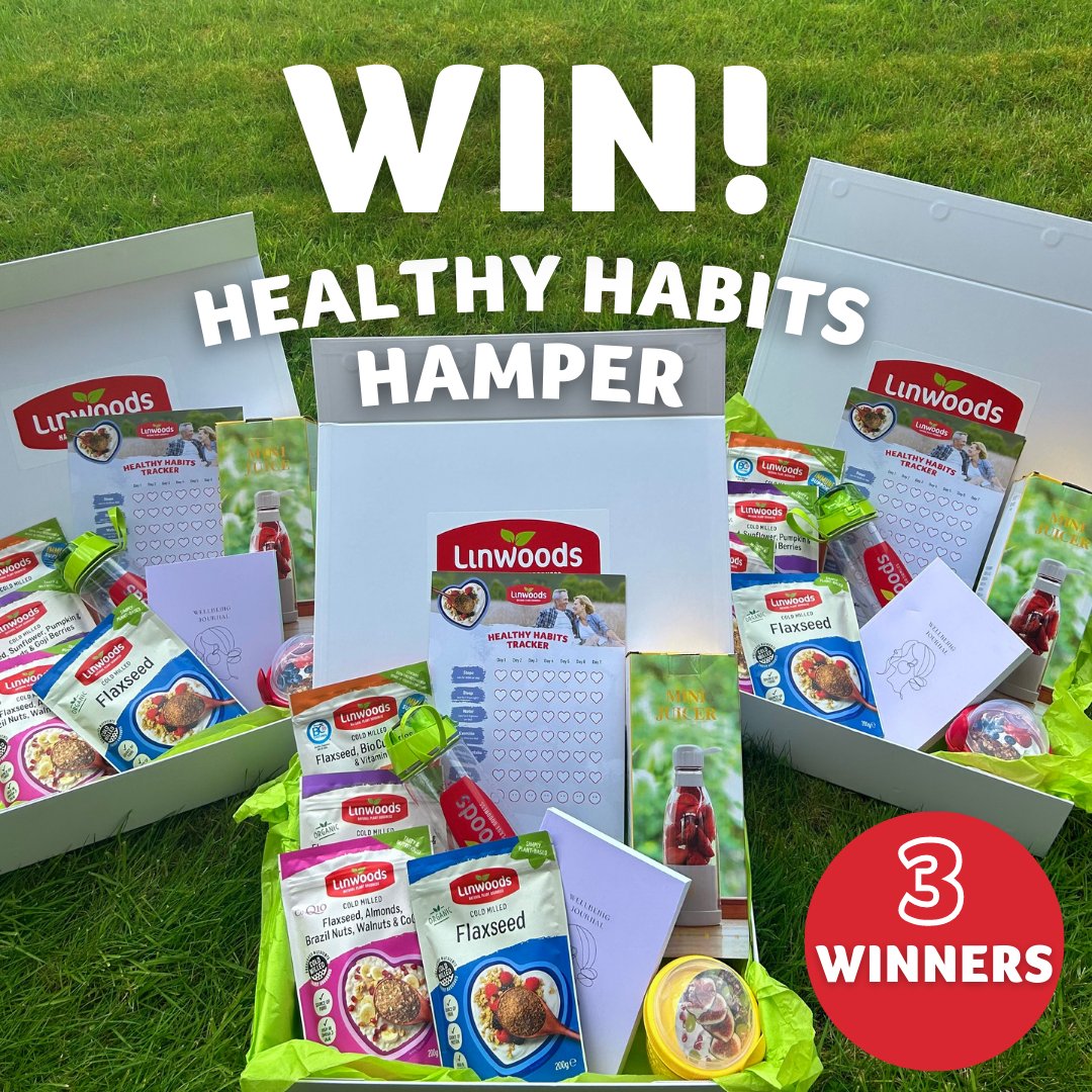 WIN❗️A HEALTHY HABITS HAMPER😍😍⁣⁣ (3 Winners)

To enter: ⁣⁣
1. FOLLOW our page ⁣⁣
2. TAG a friend in the comments (unlimited entries) ⁣⁣
3. RETWEET (bonus entry)
⁣
T&amp;Cs apply; Competition closes 31st of May 2023 and is open to UK &amp; Ireland entrants only.