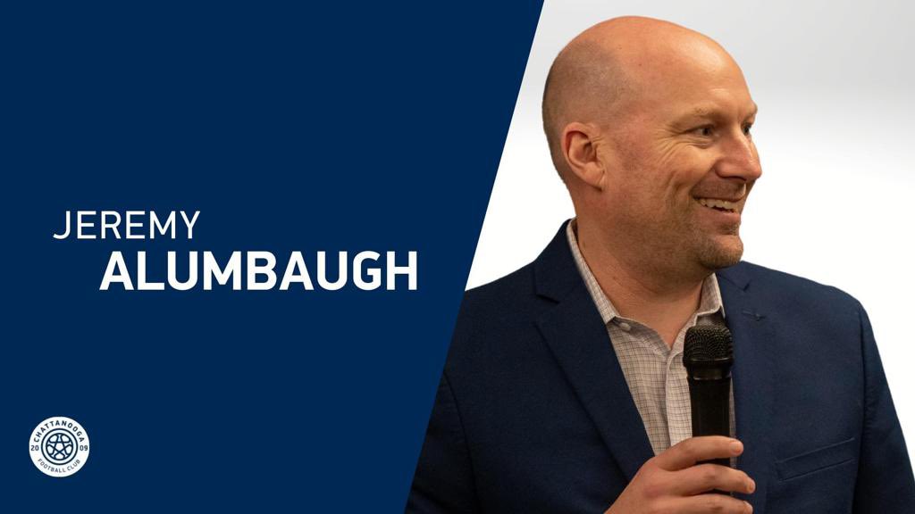 ChattanoogaFC's tweet image. Congratulations to former Chattanooga FC CEO Jeremy Alumbaugh… just named President of USL Championship!

#OnceABlue