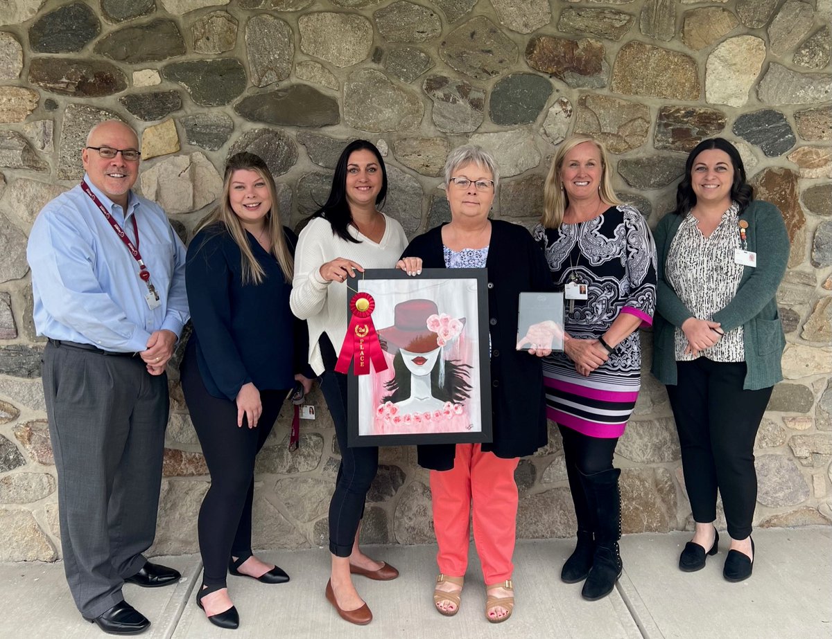ACHIEVENY's tweet photo. Congratulations to Audrey Baker, ACHIEVE Community Habilitation Provider, for winning Second Place in the @NewYorkAlliance's Art Exhibit that was featured as part of their recent annual conference!  A beautiful painting and well-deserved award!  #ACHIEVEProud https://t.co/2xwopOYTFX