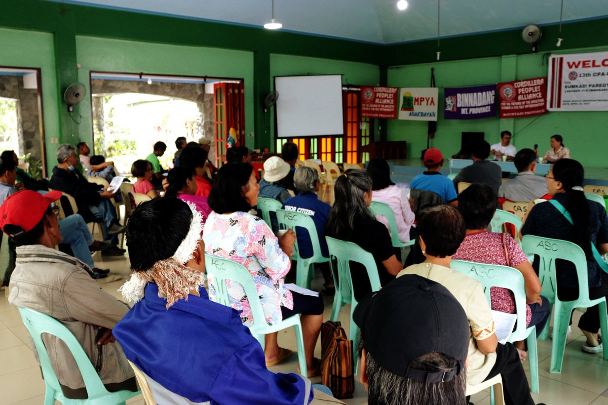 CPA_Cordillera's tweet photo. #SUMKAD Montañosa!

Last April 26, 2023, the CPA Mt. Province Chapter held its 13th Congress with the theme "Sumkad! Paregtaen ti CPA-MP! Labanan ti Kumarkaro nga Atake ti Estado!" (Sumkad! Strenghten CPA-MP! Resist the Worsening State-Perpetrated Attacks!). https://t.co/o9TL5vkCny
