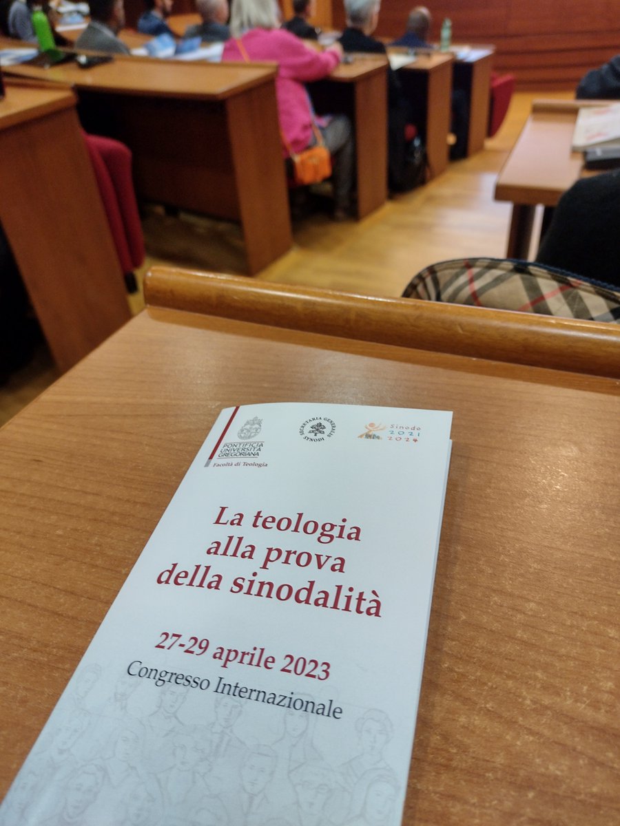 levenbj's tweet photo. Auf @DerSynodaleWeg nicht mit Verboten zu reagieren, fordert @ThomasSoeding  bei der Tagung "La teologia alla prova della sinodalità an der @UniGregoriana. "Now is the time not to pronounce bans, but to seize opportunities", sagt der Theologe. #Synod #PUGsynodality https://t.co/6A5FqedWQm