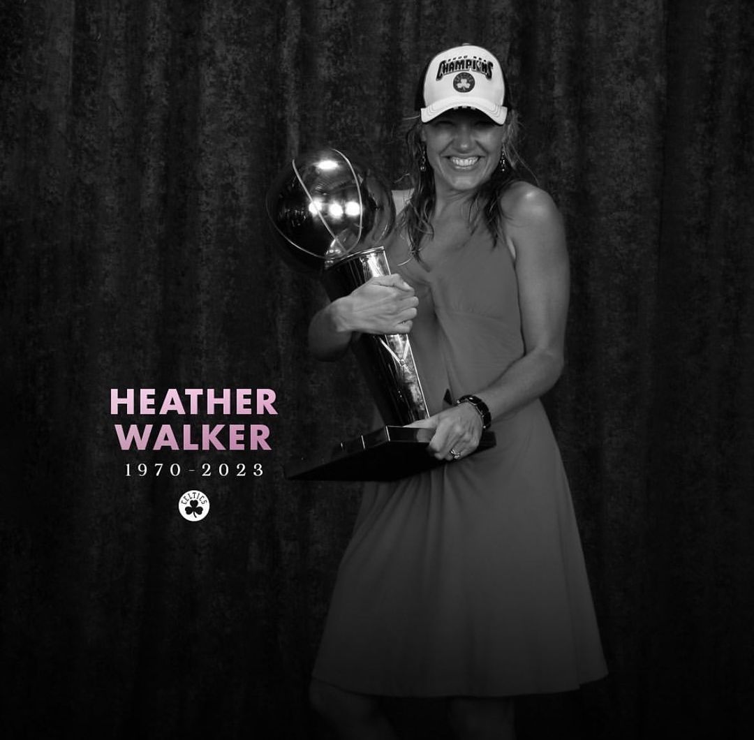 glioblastomaorg's tweet photo. We’re so incredibly saddened to hear about the passing of #HeatherWalker 🤍 Sending all of our love to the @celtics and Heather’s family. https://t.co/2XHbid2PFL