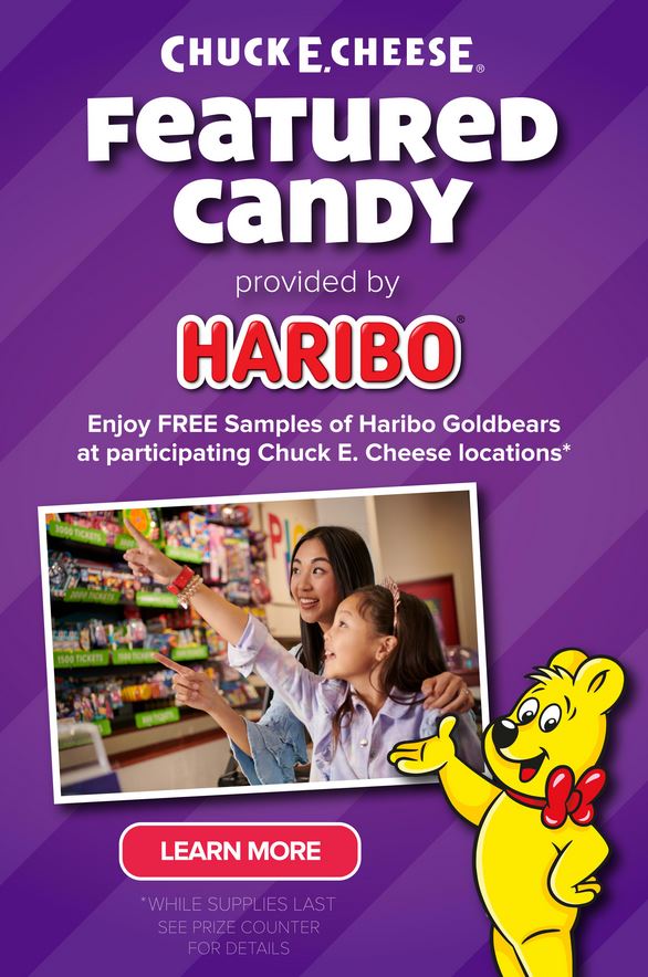 Cheap Ass Gamer on Twitter "Free Haribo Gummy Bears via Chuck E
