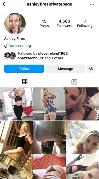 Could you be a doll and report this fake account for SPAM they are scamming my fans on IG 
@ ashleyfiresprivatepage