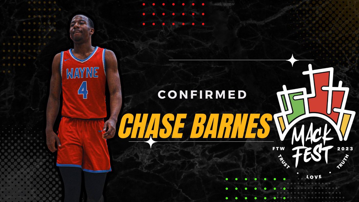 ‼️CONFIRMED‼️ 

Welcome to Mack Fest 2023 Chase Barnes (<a href="/CBarnes_8/">Chase Barnes</a> )!!! 

#juneteenth #fortwayne #indiana #basketball #afroworld #black #shopblack #kidscorner #foodtrucks #fun #music #MackFest23 #mackfest #festival #confirmed #gametime #gameon #game