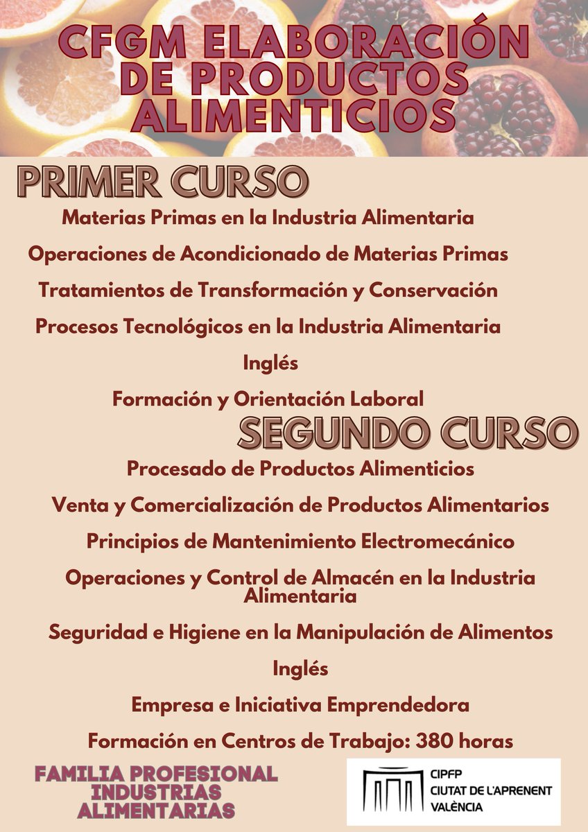 GoodFoodTheory's tweet photo. Hoy hemos participado en la Feria Comarcal de FP de Valencia, que se celebraba en nuestro centro, el CIPFP Ciutat de l'Aprenent.

Esperamos que la feria haya sido útil, hay que estar informad@s, que en muy pocos días comienza el periodo de admisión a ciclos formativos. https://t.co/gFxtaHWOdq