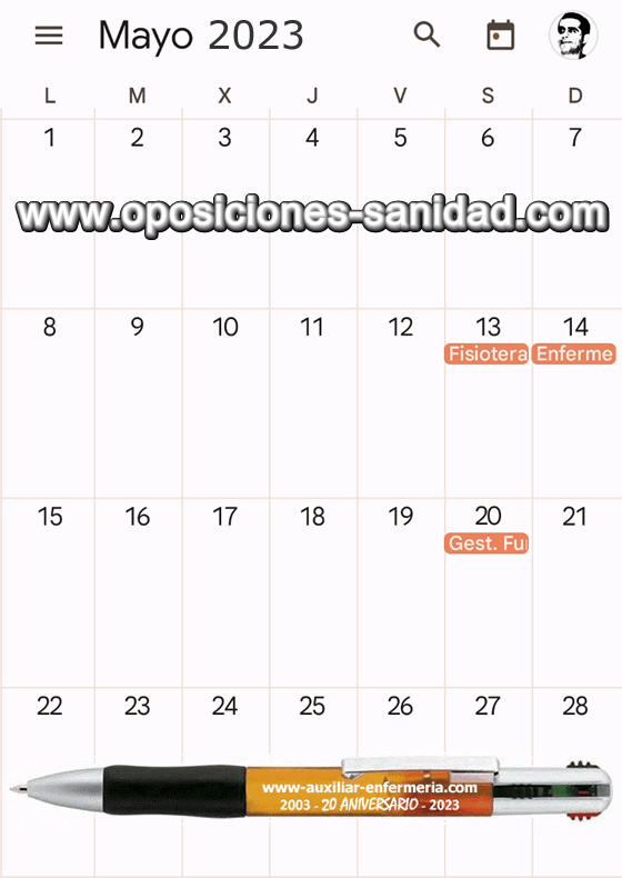 Calendario de Exámenes Oposiciones Sanitarias para Mayo 2023 + Test Online para su preparación... FuuyGiSWwAIvxSR?format=jpg&name=900x900