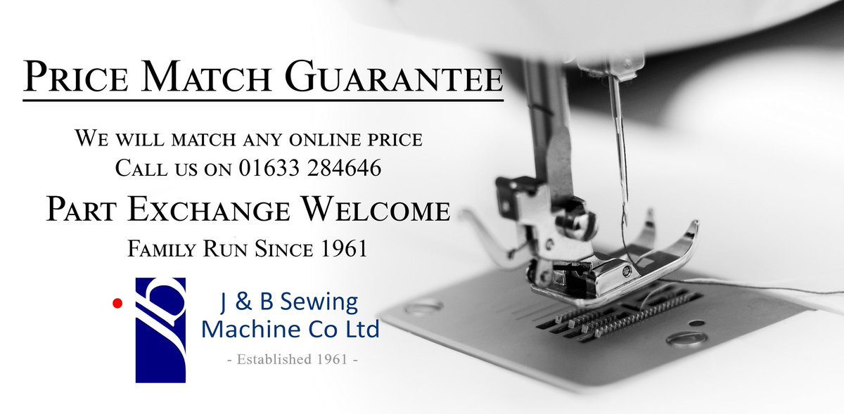 JBSewingMachine's tweet photo. We're committed to providing our customers with the best possible prices, so don't hesitate to ask about price matching. We're always happy to help!

#BestPricesGuaranteed
#PriceMatchingAvailable
#CustomerSatisfactionMatters
#AlwaysHappyToHelp
#GreatCustomerService 
#PartExchange https://t.co/Aj6eUfTB9r