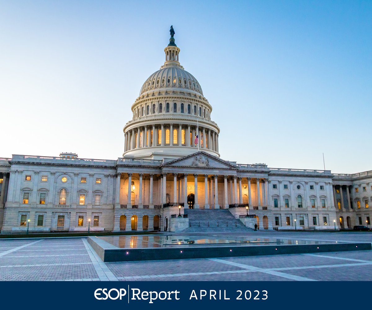 The April ESOP Report is now available! Featuring a major win for ESOPs, TEA National Conference 2023 preview, and much more! bit.ly/3HfDQVU
