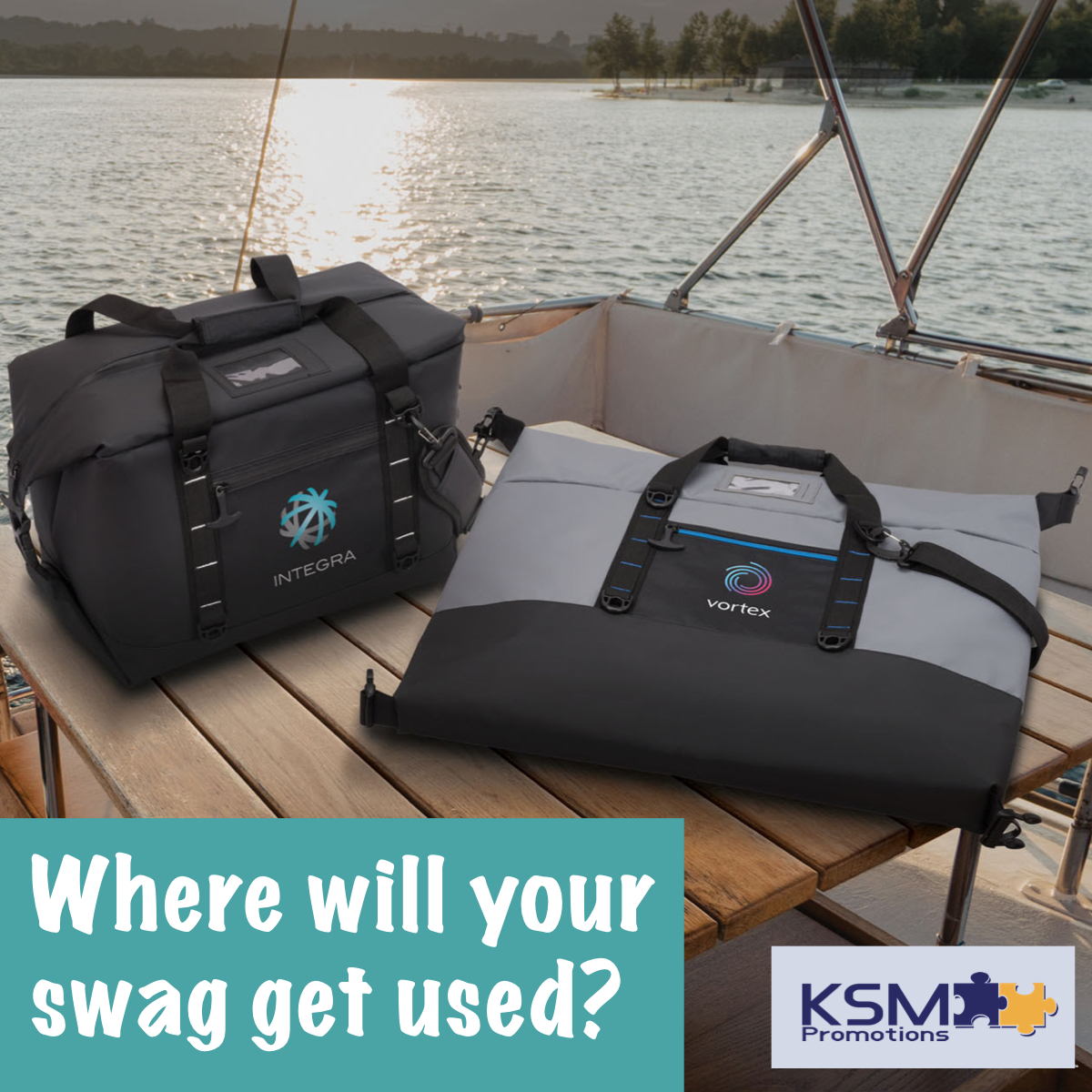 Where will your brand travel to?
Quality coolers and travel bags will be going to lots of places... 
They are perfect appreciation gifts!
Contact us for a quote.

#ksmpromotions #customcoolers