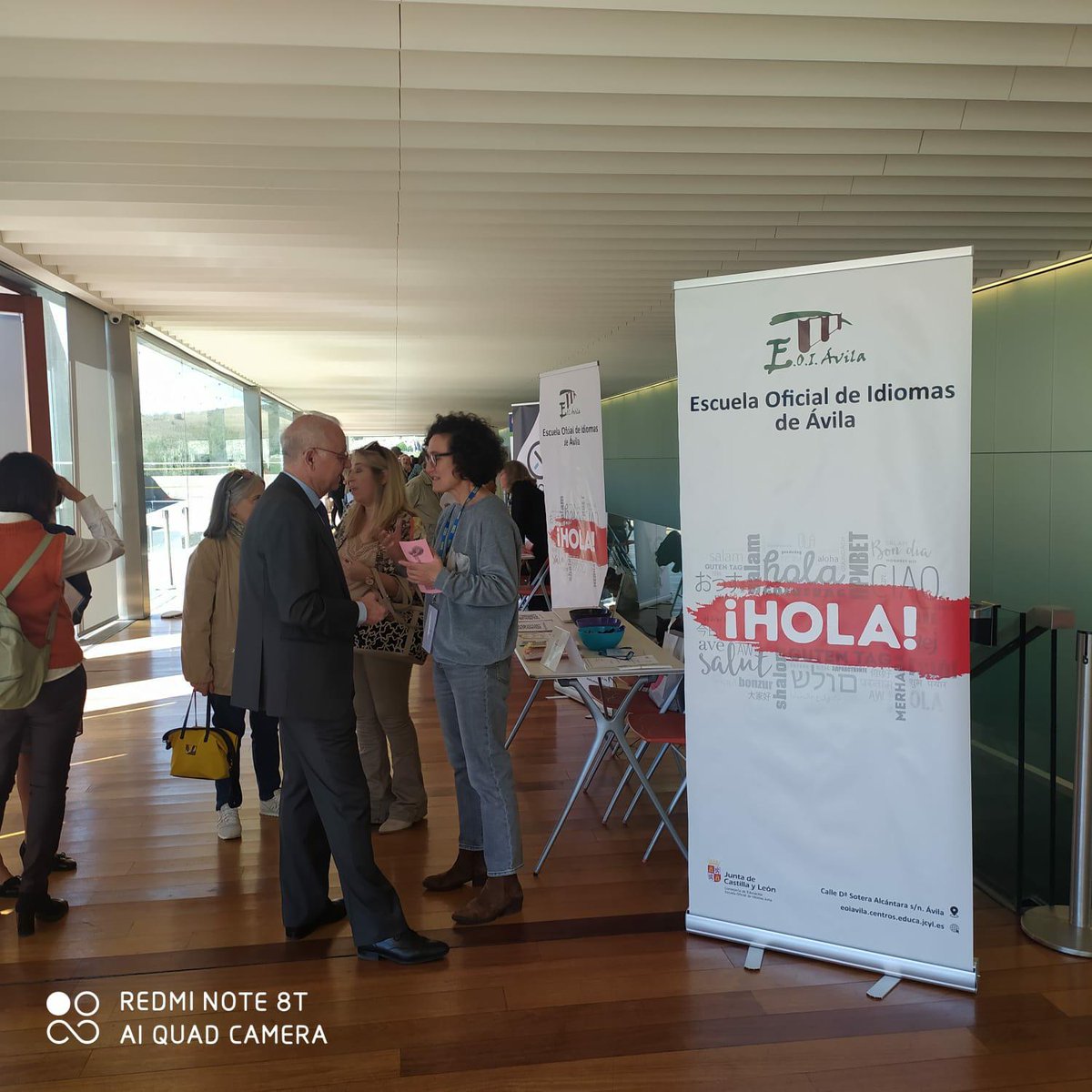 EOI_AVILA's tweet photo. ¡Gran día en la feria educativa organizada por la Cadena SER en Lienzo Norte! Cada vez más cerca de nuestros futuros alumnos 😄 https://t.co/rhW0FeFZ3I