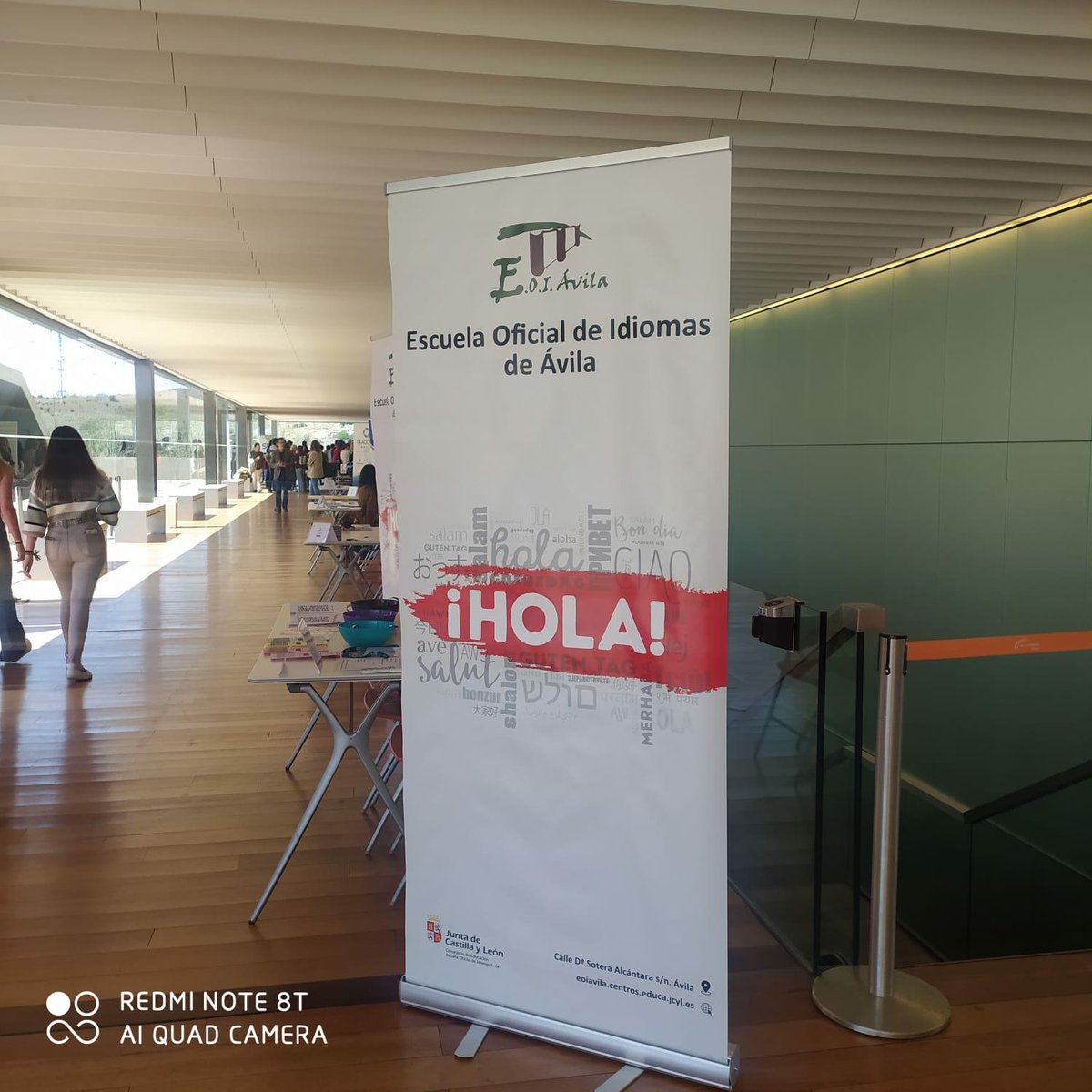 EOI_AVILA's tweet photo. ¡Gran día en la feria educativa organizada por la Cadena SER en Lienzo Norte! Cada vez más cerca de nuestros futuros alumnos 😄 https://t.co/rhW0FeFZ3I