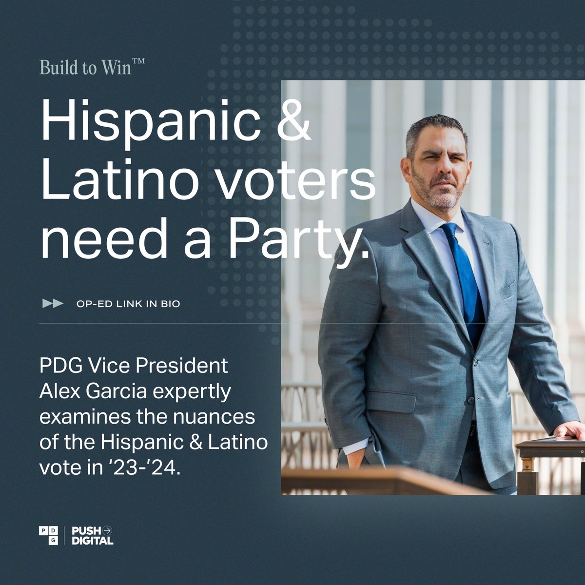 Winning the White House means connecting with Hispanic &amp; Latino voters. Generic messaging won't cut it. PDG VP Alex Garcia shares expert insights with <a href="/RealClearNews/">Real Clear News</a> on navigating this diverse vote. 👉 Link in bio &amp; discover how tailored digital solutions can make a difference.