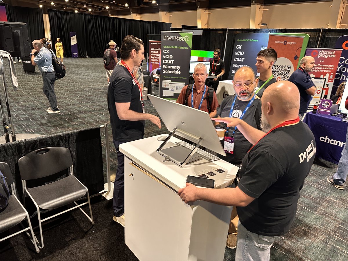 crewHuTeam's tweet photo. It may be the last day of #kaseyaconnect23, but it's not over yet! Stop by Booth 542 and say hi to Mike Perry and Brendan Salvo! Find out how Crewhu can turn your MSP Badass!
#badassmsp #msp #csat #employeeengagement #nps #gamification #recognitionandrewards #kaseya #doyoucrewhu https://t.co/AsgptRFI3t