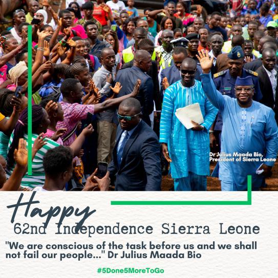 Africa Facts Zone on Twitter: "Happy Independence Day Sierra Leone 🇸🇱