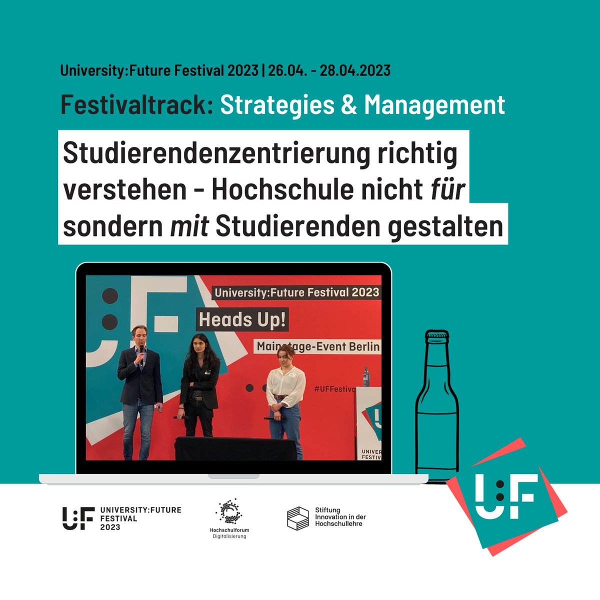 Hochschulforum Digitalisierung (HFD) (@hfddigital) on Twitter photo Bei Lehr-Lernprojekten wird nicht im gesamten Projektzyklus an Studierendenzentrierung gedacht, z.B. nur selten in der Konzeptionsphase, so René Rahrt in der Session "Studierendenzentrierung richtig verstehen". #UFFestival #DigitalChangeMaker
#DigitalTurn <a href="/inno_lehre/">Stiftung Innovation in der Hochschullehre</a> Bei Lehr-Lernprojekten wird nicht im gesamten Projektzyklus an Studierendenzentrierung gedacht, z.B. nur selten in der Konzeptionsphase, so René Rahrt in der Session "Studierendenzentrierung richtig verstehen". #UFFestival #DigitalChangeMaker
#DigitalTurn <a href="/inno_lehre/">Stiftung Innovation in der Hochschullehre</a>