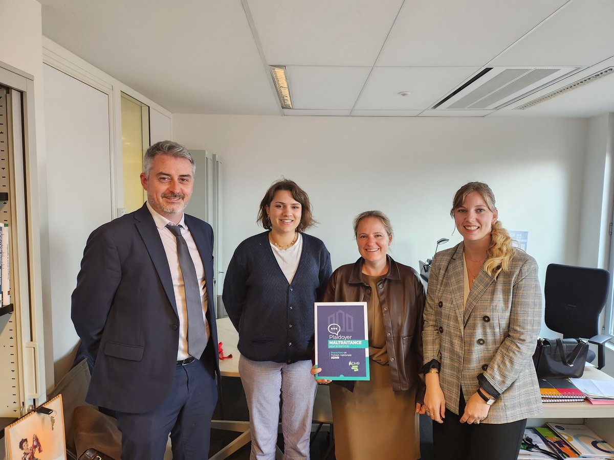 L'ADMR a remis ce jour ses 10 propositions pour lutter contre la maltraitance à domicile à Alice Casagrande, pilote des Etats généraux des maltraitances envers les adultes en situation de vulnérabilité. Nous sommes engagés pour protéger nos aînés, ensemble contre la maltraitance