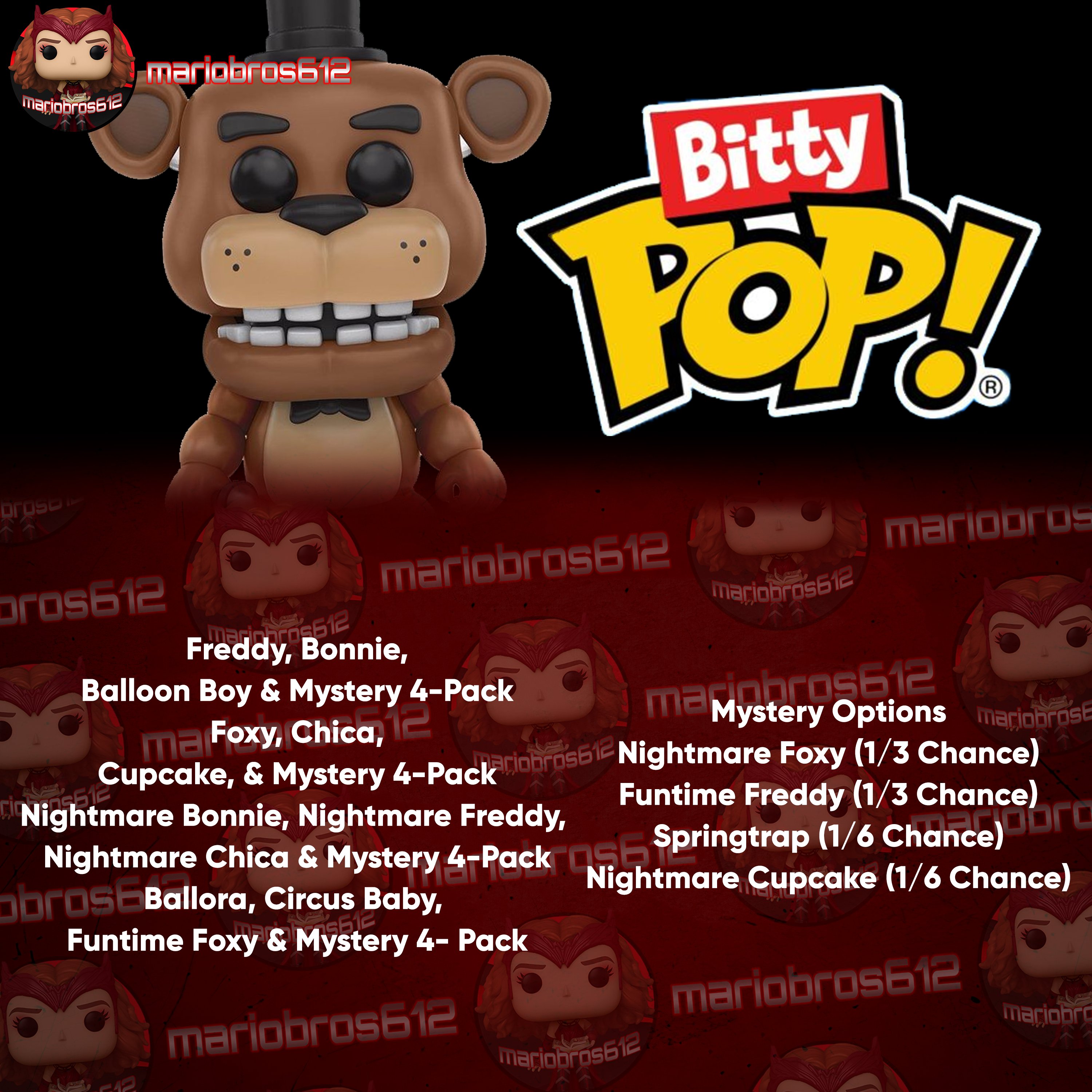 Funko pop de five nights at freddy's best sale 4