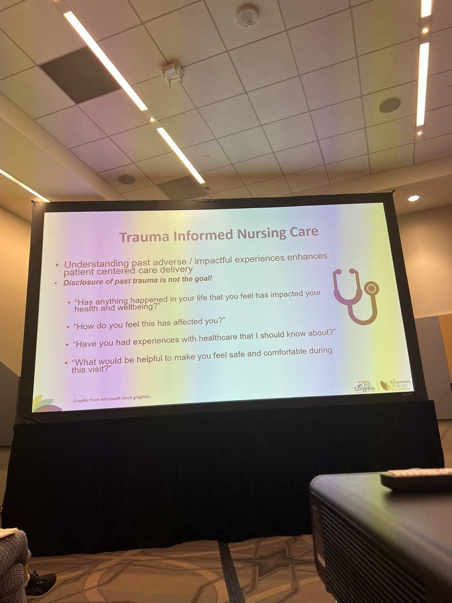 Past experiences a person has experienced impact how they react to a cancer diagnosis, treatment, and sometimes outcomes of those treatments. Nurses play a large impactful role in helping patients have a comfortable experience during cancer treatment. #ONSCongress #oncologynurse