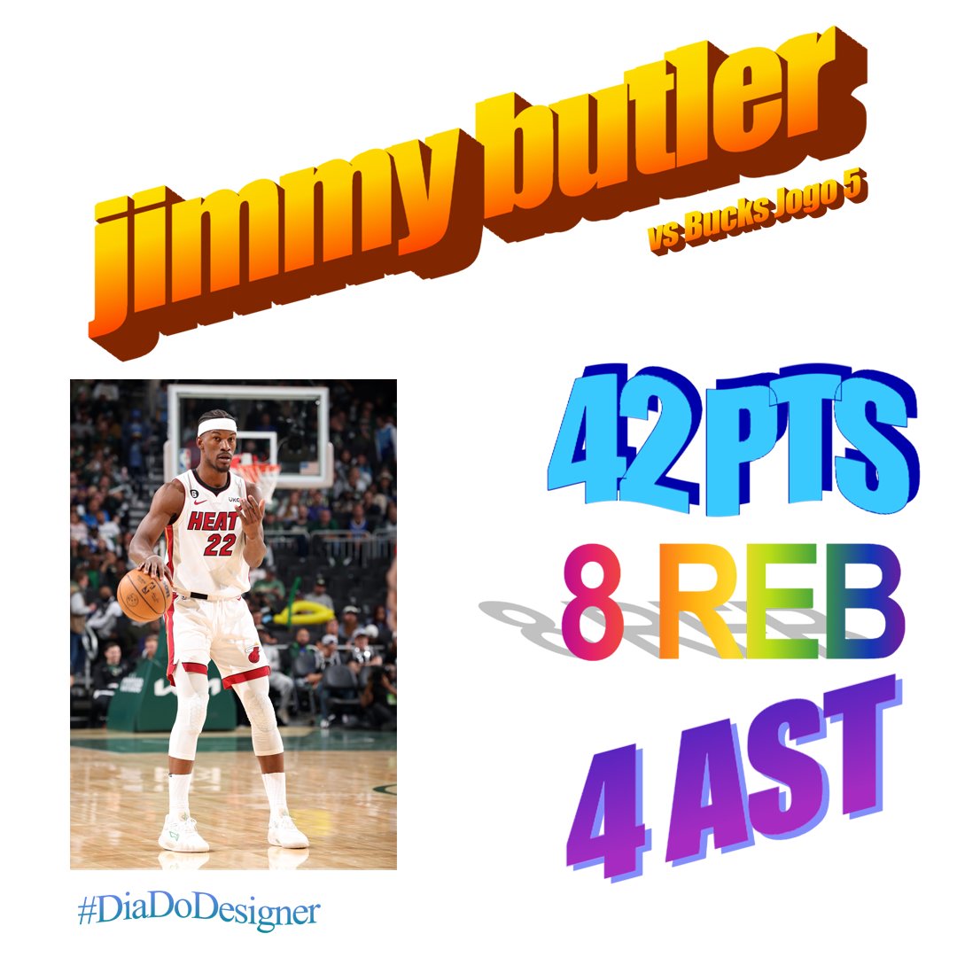 NBABrasil's tweet photo. Pessoal, desculpa, mas é #DiaDoDesigner e eles estão de folga! 😂
Só o Jimmy Butler não tira folga mesmo! 🔥 #NBAPlayoffs https://t.co/xDAkKJE9f2