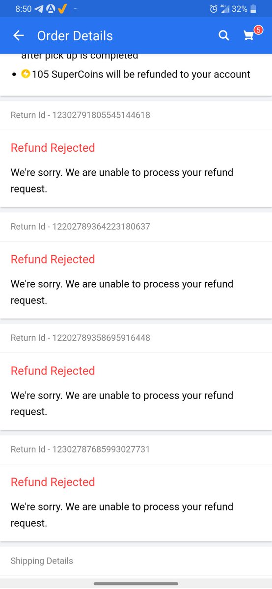 MichaelNijam's tweet image. Dear @FlipkartSupport, I am tired of following up on my return request with no proper response. This is my last complaint to you. If I don't get a solution, I'll be forced to take strong action against you. #Flipkart #CustomerService #ReturnRequest  #Unresponsive