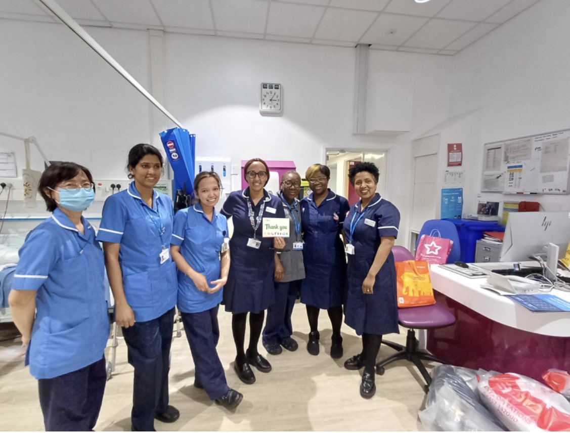 Staff from Thistle recognised for improvements in patient safety relating to IPC this better together day <a href="/ImperialPeople/">Imperial People 💙</a> #bettertogether