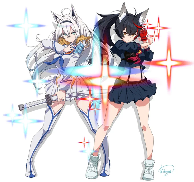 TRIGGERはいいぞ...! #絵フブキ #みおーん絵