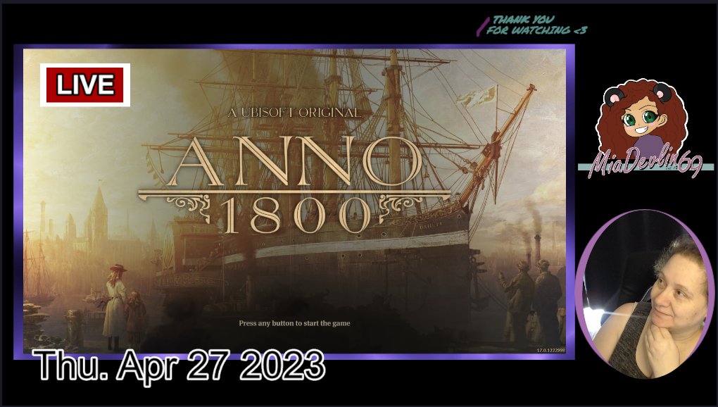 MiaDevlin69 is now Live playing #Anno1800  
Lets decorate.

twitch.tv/MiaDevlin69

#twitch #twitchstreamer #streamer #twitchaffiliate 
#canadianStreamer #twitchgirl #live #torontoStreamer