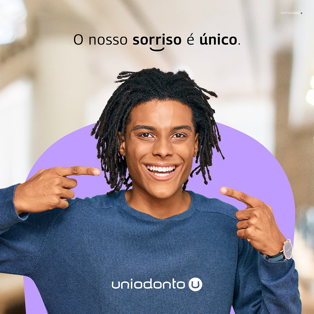 UniodontoBR's tweet photo. A Uniodonto acredita que um sorriso bonito é essencial para a felicidade e o bem-estar. Cuide do seu sorriso e se sinta melhor consigo mesmo!

#sorrisofeliz #bem-estar #odontologia #ONossoSorrisoÉÚnico https://t.co/bcjVYVWAtk