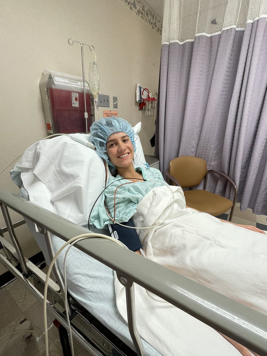 leighwyman2's tweet photo. Surgery ✅.. Comeback szn starts now!! https://t.co/srN2ciJ7n8