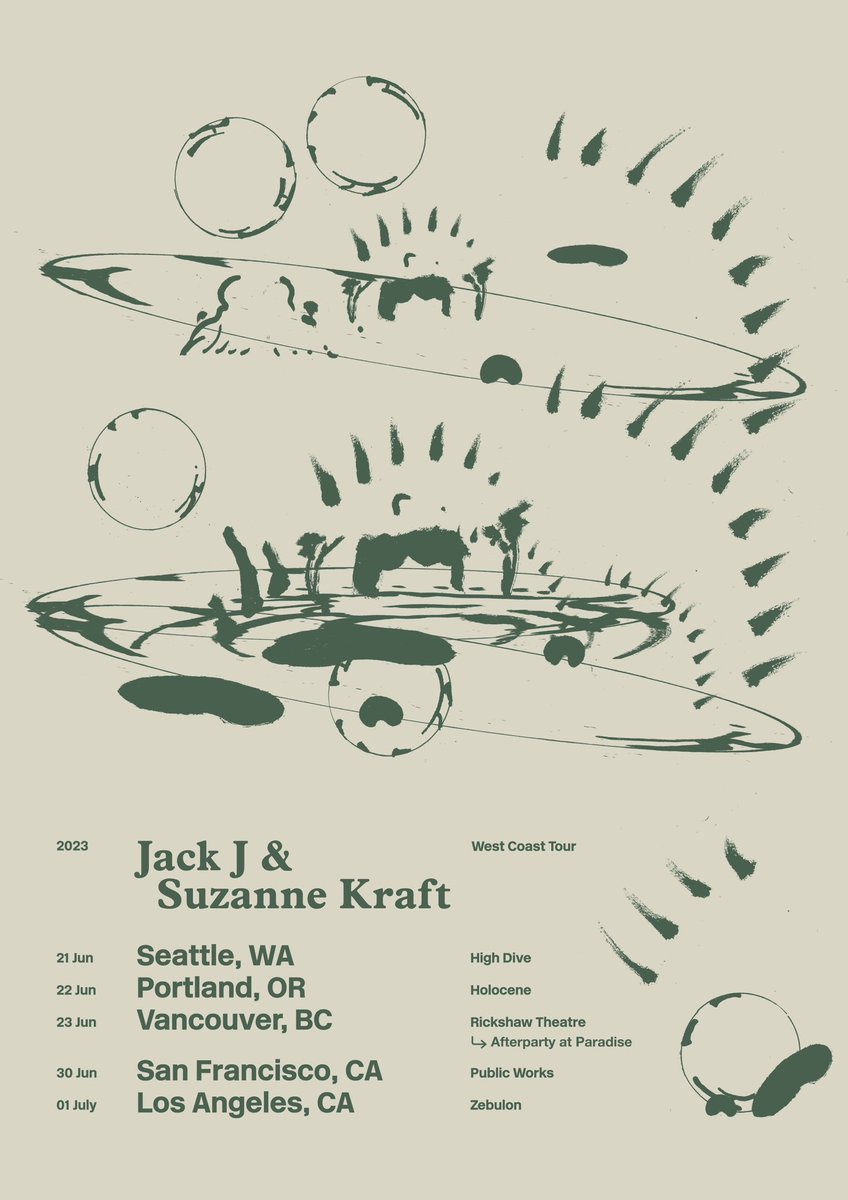 suzannekraft's tweet image. West Coast LIVE Tour at the end of June w/ Jack J