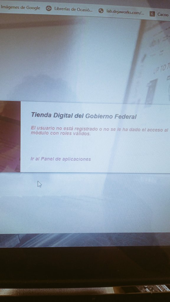 Beto_Ray_Bill's tweet photo. @CompraNetMexico tengo problemas para ingresar a la tienda digital y subir mis datos bancarios. A pesar de ya estar registrado me niega el acceso. Me podrían ayudar. https://t.co/HsZFaG6vpQ