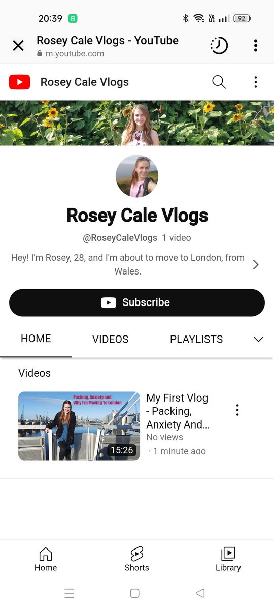 My first vlog is up! 📹💜

I created a new channel specifically for vlogging so it doesn't get in the way of any music related videos (if that's what you subscribed to my other channel for).

All links to my vlog, blog and music channel can be found here: linktr.ee/roseycalemusic…