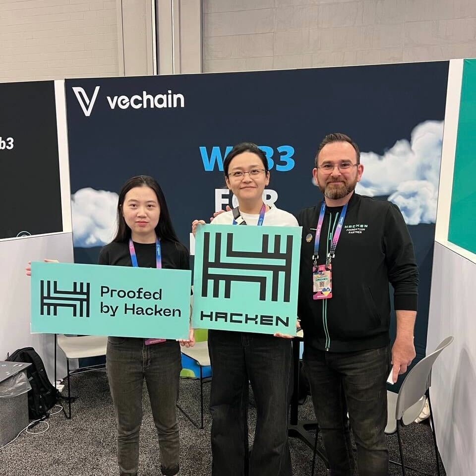 hackenclub's tweet photo. We're always excited to meet fellow #Web3 enthusiasts and engage in meaningful conversations about the decentralized web!

@radixdlt @vechainofficial @EntEthAlliance @Cryptologyexch #Consensus2023 https://t.co/CCD8vbjVpE