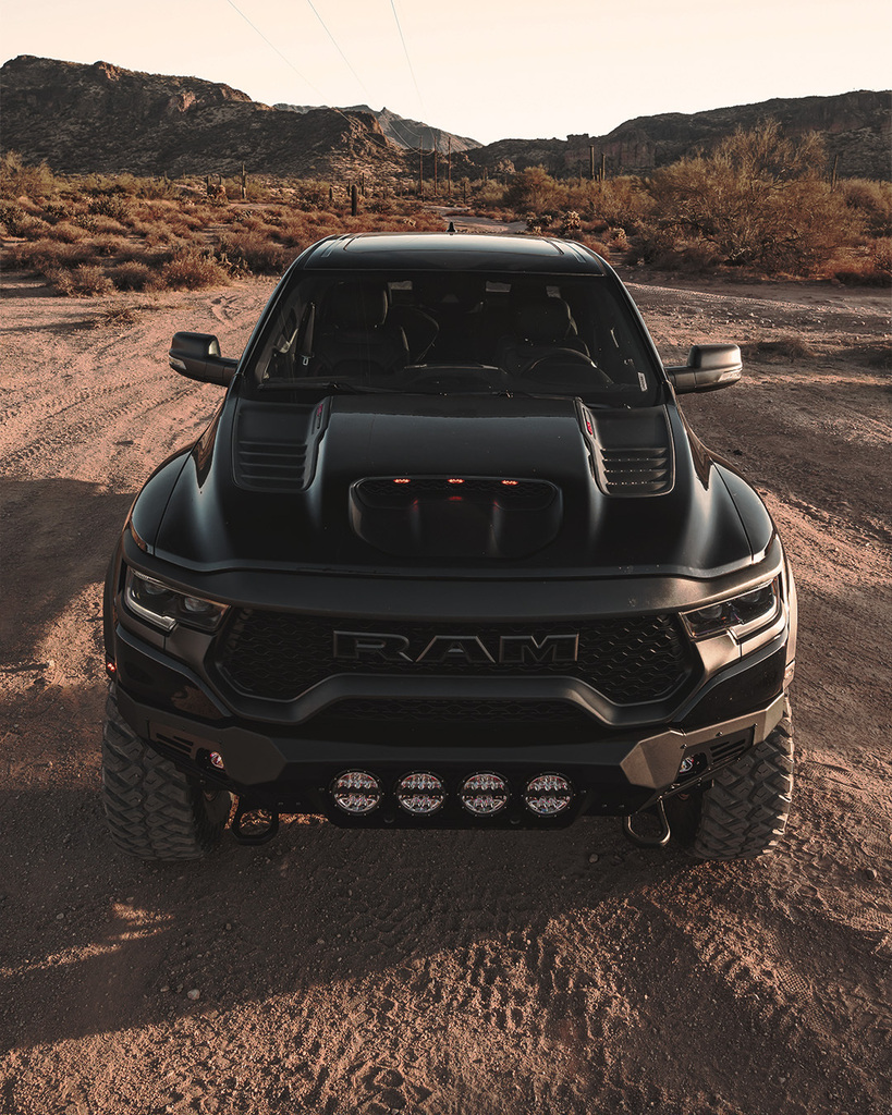 Light up the night with Rigid 360s in your Bomber Front Bumper.
•
👉 Click the link in our bio to shop our full catalog of Truck/Jeep parts and accessories!
•
Finely Crafted Offroad Styles
---
#addictivedesertdesigns #addoffroad #dodgeram #ram #dodge #trx #cummins #mopar #hem…