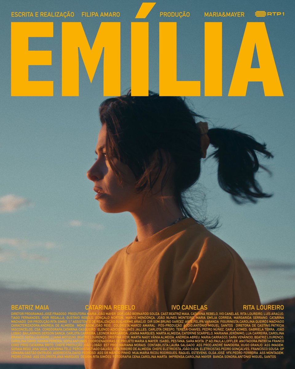 ❗A nossa “People Think” integra a banda sonora de “Emília”, nova série da <a href="/RTP1/">RTP1</a> que estreia já no próximo dia 1 de Maio! Escrita e realizada por Filipa Amaro, que também realizou e escreveu “Frágil” (2019), “Emília” é uma série sobre a ansiedade de crescer na era digital.