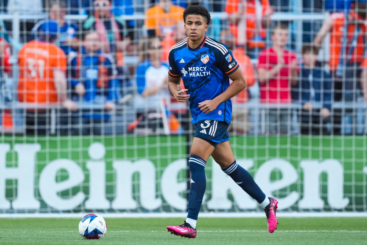 fccincinnati's tweet photo. Milestone Moments. 👏

Congratulations to Joey, Stiven and Isaiah for making their first appearances for the Orange and Blue in last night's @opencup match. And to Quimi for his first goal with #FCCincy. https://t.co/9olk30syyt