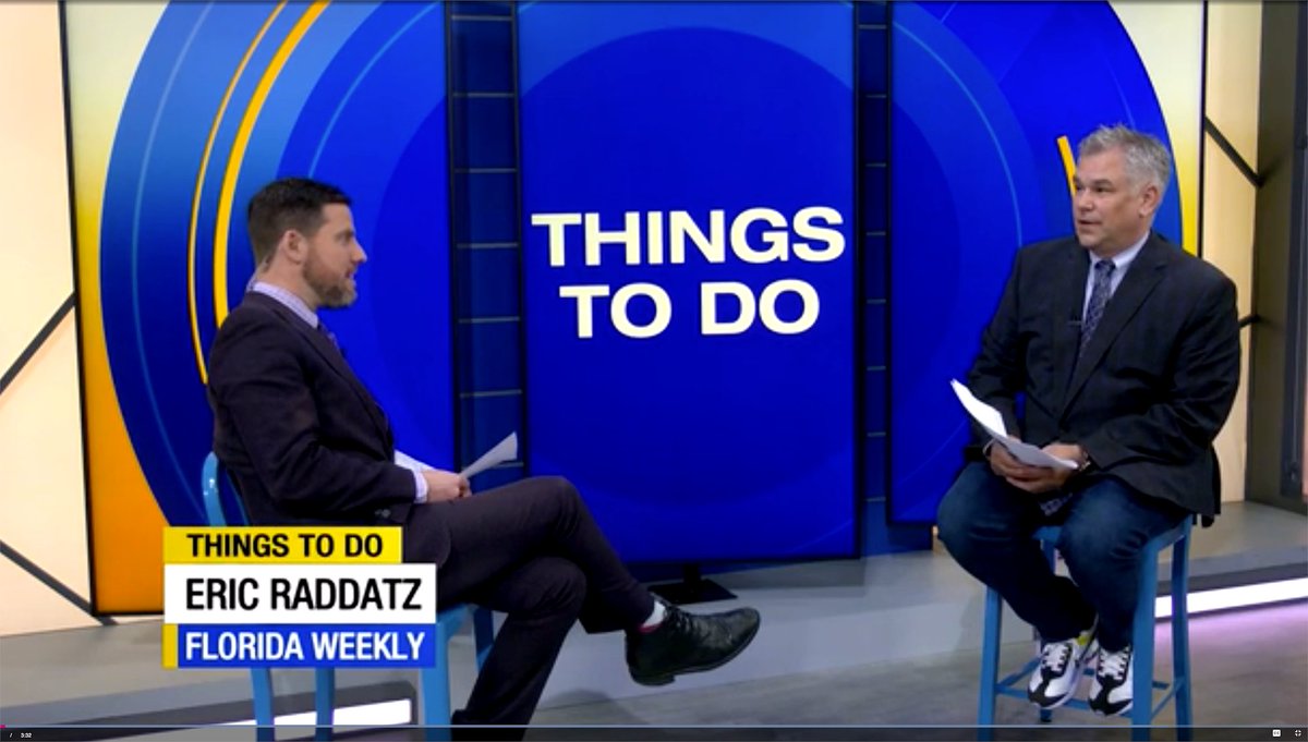 eric raddatz (@ericraddatz) on Twitter photo I sit down with Greg Parker at @ABC7SWFL to take you through some best bets in #SWFL this weekend which include the <a href="/Globies/">Harlem Globetrotters</a>, the <a href="/JamesEhnes/">James Ehnes</a>, <a href="/AppalachianRoad/">Appalachian Road Show</a> and Always A Bridesmaid at <a href="/BroadwayPalmFL/">Broadway Palm</a> to name just a few. #WATCHNOW abc-7.com/.../things-to-… I sit down with Greg Parker at @ABC7SWFL to take you through some best bets in #SWFL this weekend which include the <a href="/Globies/">Harlem Globetrotters</a>, the <a href="/JamesEhnes/">James Ehnes</a>, <a href="/AppalachianRoad/">Appalachian Road Show</a> and Always A Bridesmaid at <a href="/BroadwayPalmFL/">Broadway Palm</a> to name just a few. #WATCHNOW abc-7.com/.../things-to-…