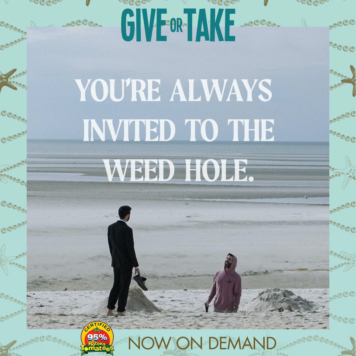 Missed 4/20 by a couple days but… nuff said. Film Forward calls Give or Take “a sweet, low-key surprise” and “very, very funny.” Now on demand! linktr.ee/giveortakemovie #giveortakemovie #breakingglasspictures #norbertleobutz #cherioteri #joannetucker #jamieeffros #lgbtqfilm